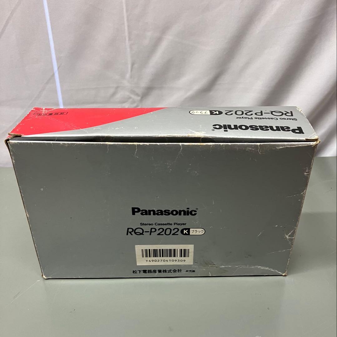 新品Panasonic ステレオカセットプレーヤー RQ-P202ブラック